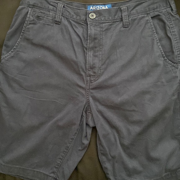 Arizona Mens Navy Blue Khaki Material 